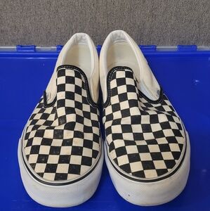Mens Black and White Checkered Vans